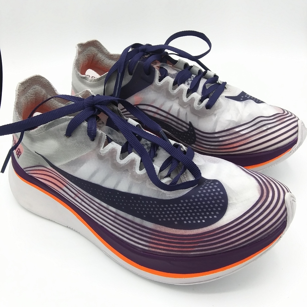 NIKE translucent Zoom Fly SP lightweight women’s sneakers Size 4.5 - Picture 2 of 9